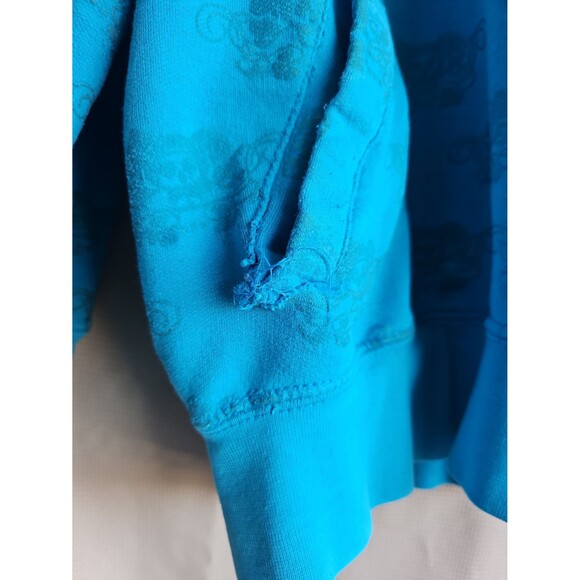 Eminem Shady LTD vintage distressed blue zip up hoodie size M - Picture 6 of 10